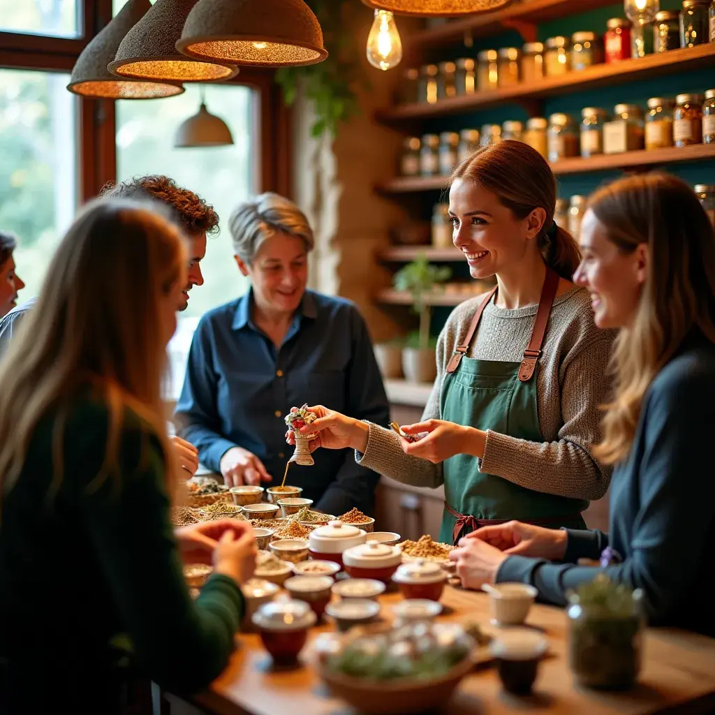 Friss zöld tea levelek szimbolizálják a tiszta és egészséges életmódot.