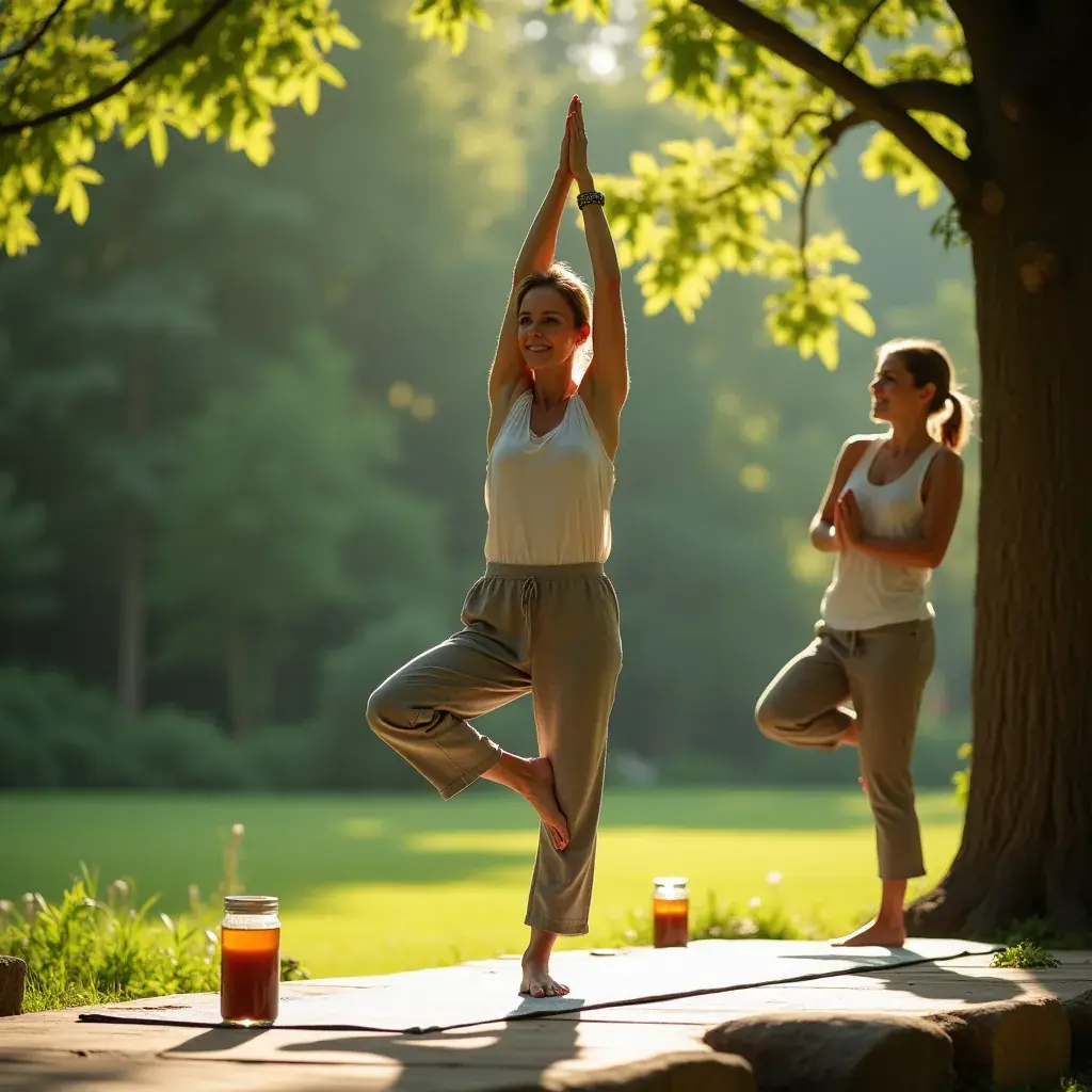 Egy csésze gőzölgő tea, amely a relaxációt és a nyugalmat sugallja.